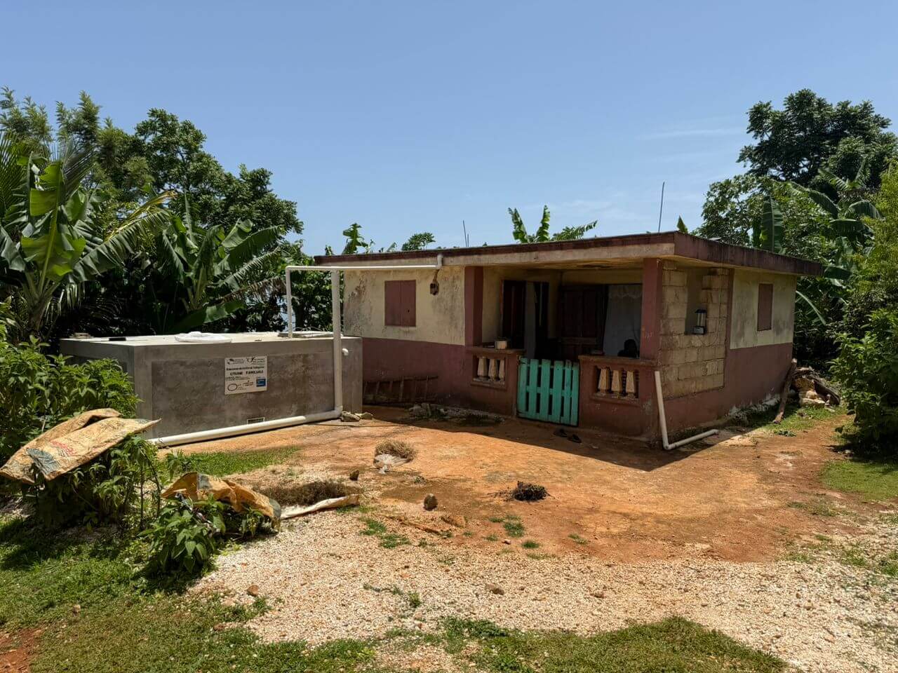 Construction de 5 citernes familiales